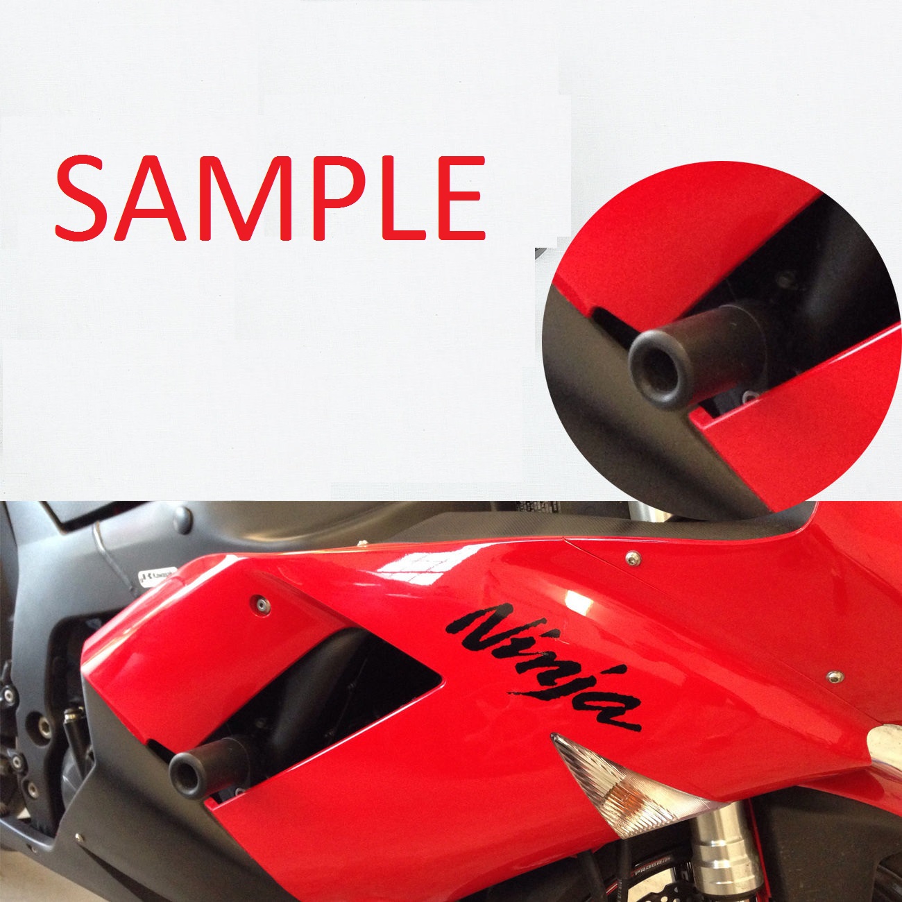 Frame Sliders Kawasaki Ninja ZX6R ZX6RR 636 0708 TechParts